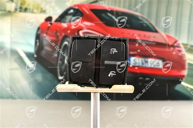 Tow hitch switch, black matte
