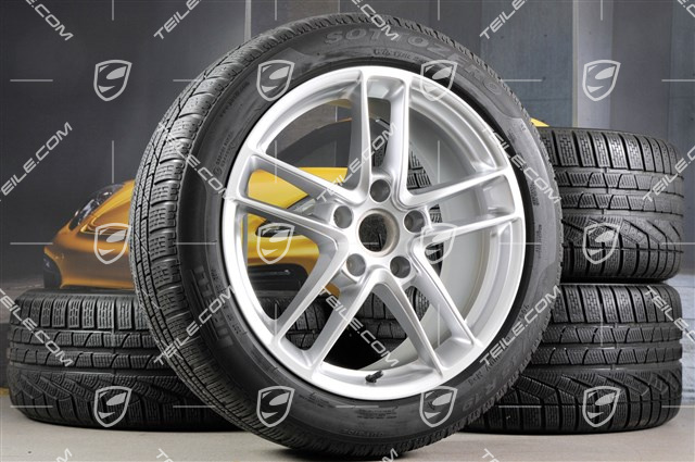 19-inch winter wheels set Turbo II, rims 9J x 19 ET60 + 10J x 19 ET61 + NEW Pirelli Sottozero winter tyres 255/45 R19 + 285/40 R19, without TPM