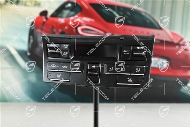 Air condition control panel, heated seats