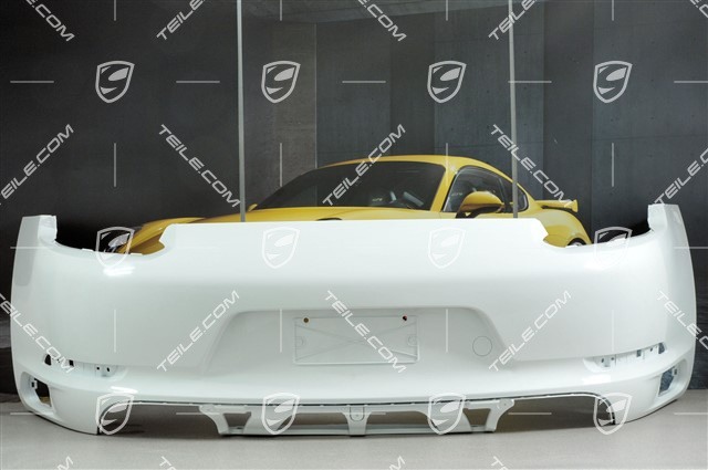 Rear bumper, C4/C4S, without Sports exhaust system, without ParkAssist