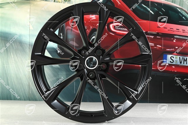 19" Felgensatz Macan Design, 8,5J x 19 ET21 + 9J x 19 ET21, schwarz seidenmatt