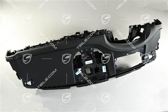 Dashboard / Dashboard / Instrument trim, upper part leather, Black, Head-up Display