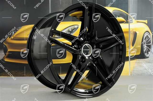 19" Felge Carrera VI, 11J x 19 ET77, in black (high gloss)
