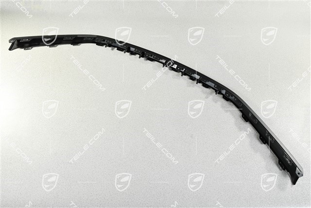 Front bumper spoiler / lower part trim, Black