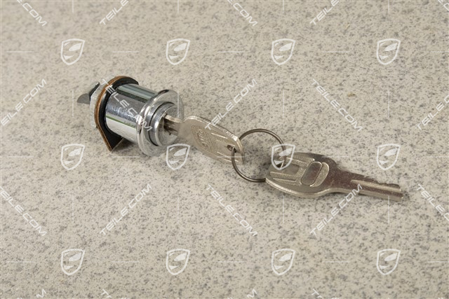 Lock cylinder with keys, Glove box