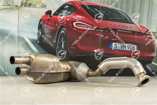 Main exhaust muffler, cyl. 4-6, L