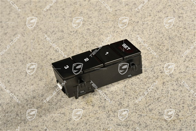 Przycisk pamięci foteli sterowanych elektrycznie, Strona pasażera, RHD