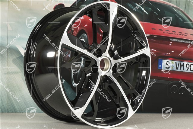 21-inch Rim Cross Turismo Design 9,5J x 21 ET60, black high gloss + glossy Surface