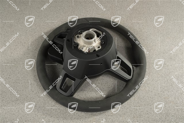 GT steering wheel, Alcantara, Black / Sport Chrono Package Plus