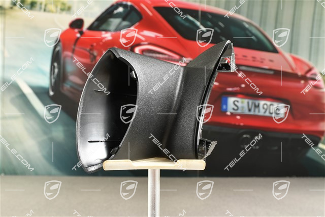 Blende, Aussenspiegel Spiegelfuss, Außen, Schwarz, L