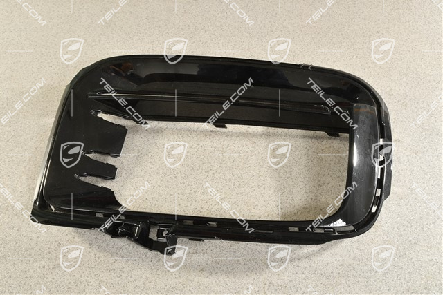 Cover trim, front bumper air inlet, Sport Design, Black, L