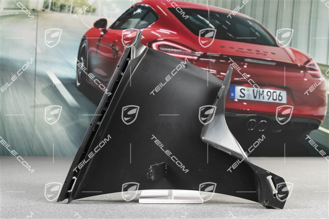 Prowadnica powietrza, czarny mat, R