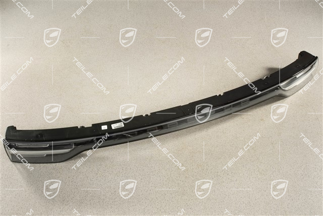 Heckleuchte / Heckklappe, mitte, in Schwarz, Schriftzug Schwarz