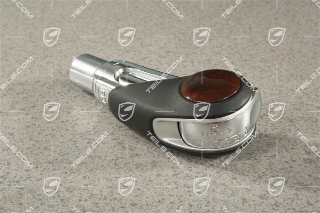 Wählhebel / Schaltknopf, Mahagoni, PDK, Schwarz