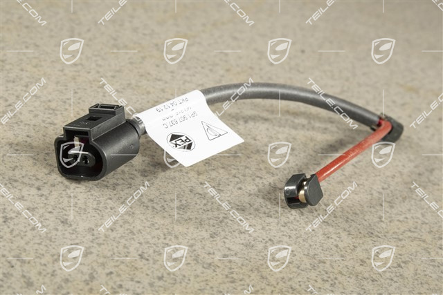 Sender wire (pad wear indicator), rear, L=R