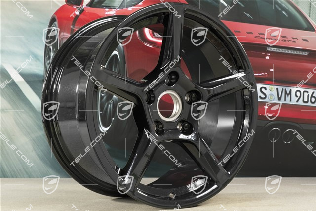 18" Felga Boxster IV, 9,5J x 18 ET49, czarny wysoki połysk