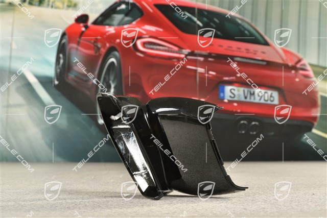 Osłona ramienia lusterka zewnętrznego, część wewnętrzna, czarna, L