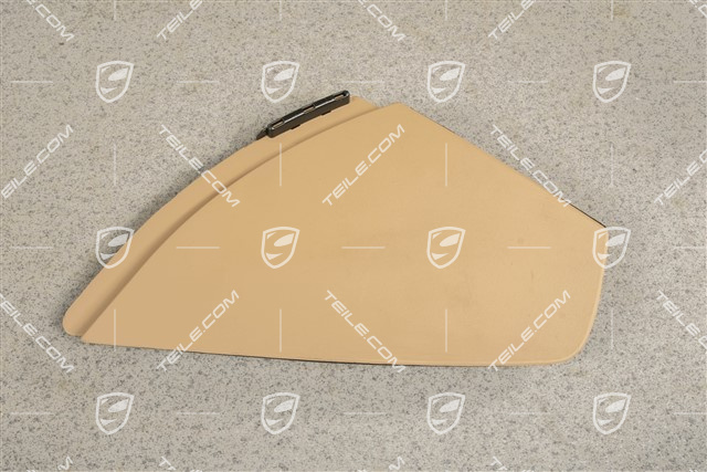 Dashboard trim lower part side cover, Luxor beige, L