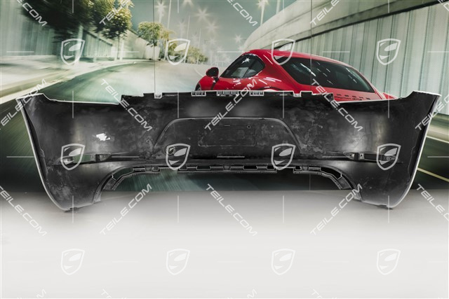 Zderzak tylny, bez otworów na czujniki parkowania PDC