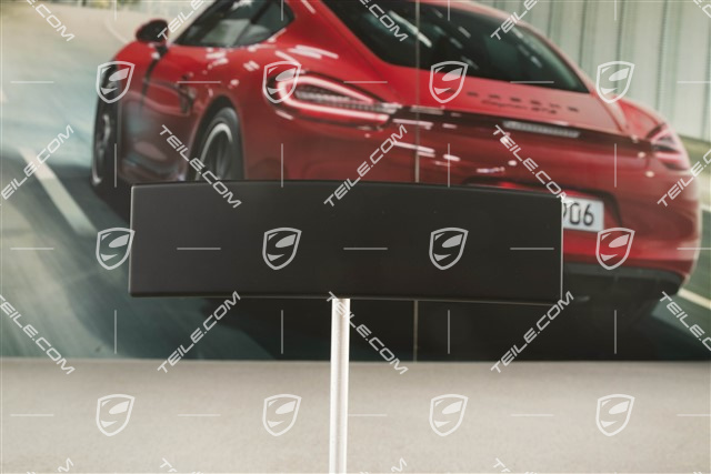 Zaślepka tylnej części tunelu środkowego, czarna