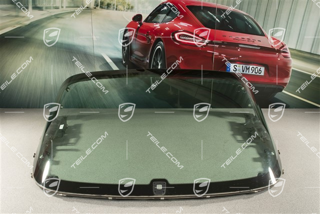 Szyba tylna z uszczelką, Targa, bez wycieraczki tylnej,  SAT-Radioempfang XM (SDARS)