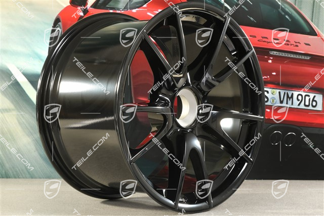 19-inch GT3 wheel, central locking, 12J x 19 ET63, black