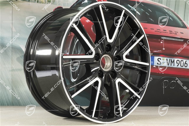 20" felga Exclusive Design, 10,5J x 20 ET71, do użytku w zimie, czarny wysoki połysk