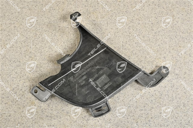 Blenda / osłona wlotu powietrza, boczna, PDC, czarny mat, L