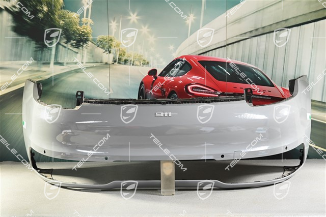 Rear bumper with ParkAssist and reversing camera holes, sports exhaust