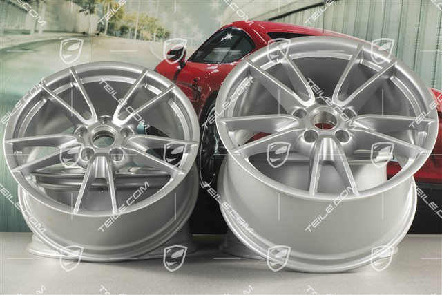 19+20" komplet felg Carrera, felgi: przednie 8,5J x 19 ET52 + tylne 11,5J x 20 ET67