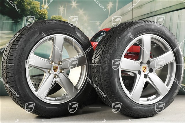 19" "Sport Classic" Winterräder Satz, Felgen 8,5J x 19 ET21 + 9J x 19 ET21 + Pirelli Winterreifen 235/55 R19 + 255/50 R19, mit RDK-Sensoren