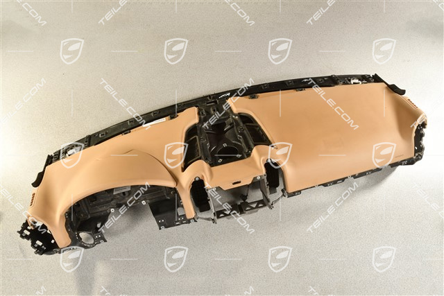 Dashboard trim, leatherette, luxor beige, damaged