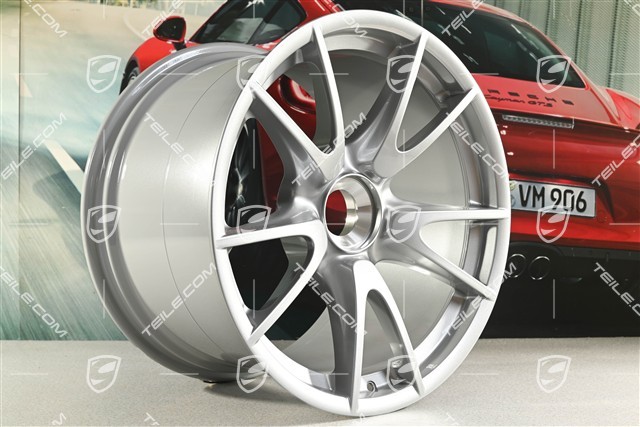 19" GT3RS II 4.0 / GT2RS Felgensatz, GT-Silber, 9J x 19 ET47 + 12J x 19 ET48