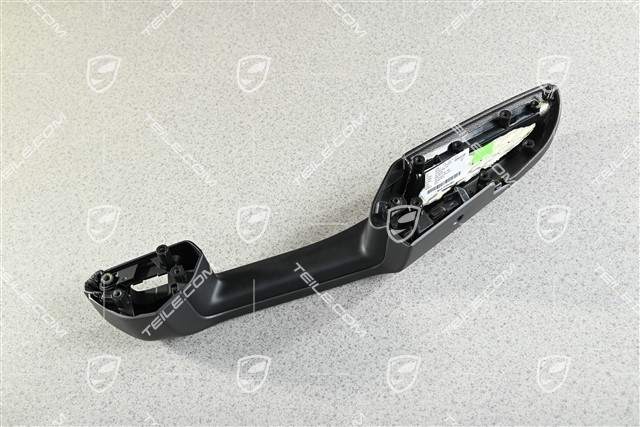 Armlehne, Türverkleidung, Hinten, Kunstleder Schwarz, L