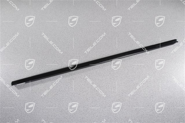 Moulding, Aluminium-package, black, rear, lower, L