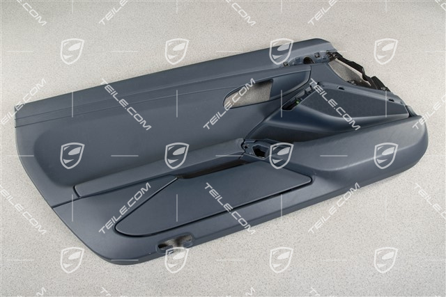 Tapicerka drzwi skóropodobna, Yachting Blue, L