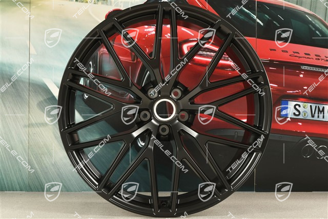 21" Felge RS Spyder Design II, 9,5J x 21 ET27, schwarz seidenmatt