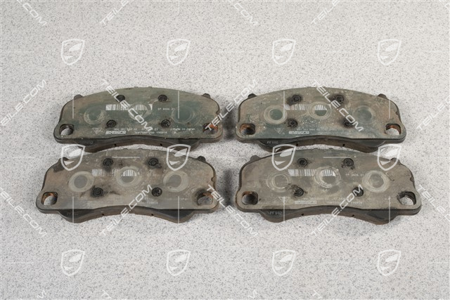 Brake pad repair set, PCCB, 991.2 C2/C2S/C4/C4S 2016- / 991 Turbo 2014-, front, L+R