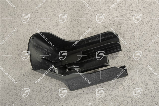 Osłona, szyna fotela, przód, wewnętrzna, L