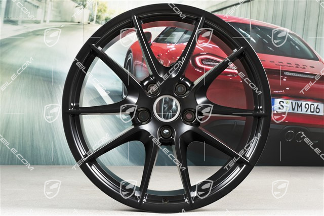 20" Felga, Carrera S III, 9,5J x 20 ET45, czarny satynowy półmat