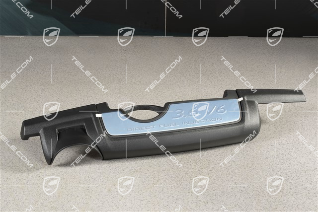 Engine cover, silver, 3.6 V6