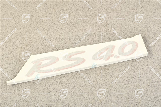 "RS 4.0" lateral logo, Guards Red / GT Silver metallic, R