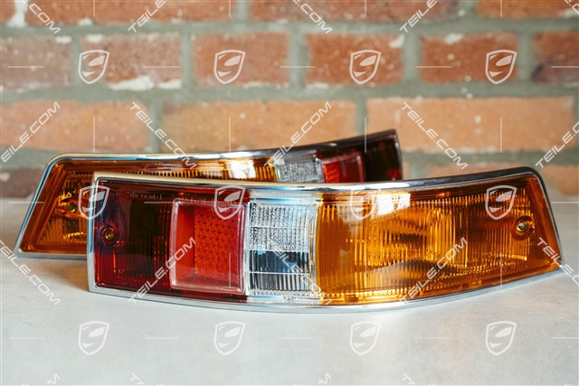 Blinkleuchten + Heckleuchten Satz, Original Porsche Classic, SWB, EU-Ausführung, Set (4 Teile) L+R