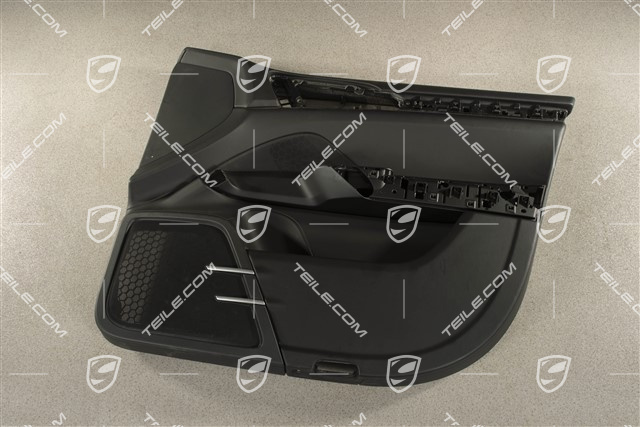 Türverkleidung, Glattleder, Schwarz, Burmester, R