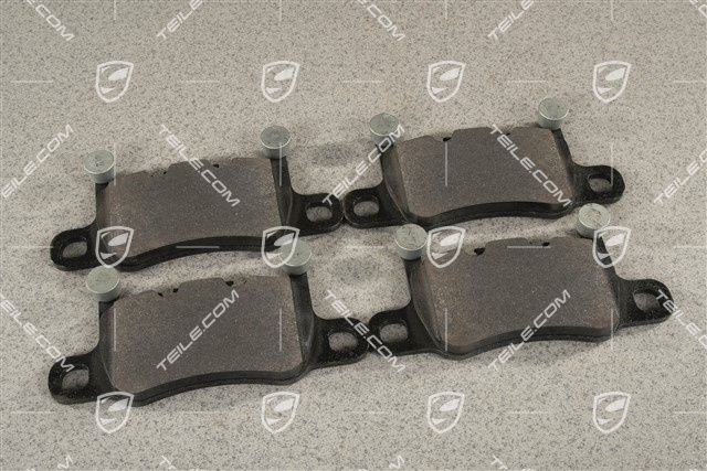 Brake pad set, Turbo/Turbo S, rear axle, set, L+R