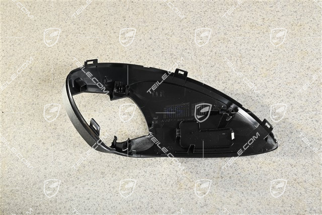 Osłona dolna lusterka, manualnie składane, Czarna, R