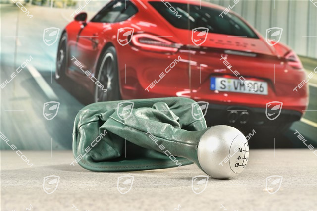 Carrera S, Schaltknauf / Schaltknopf, Nephritegrün