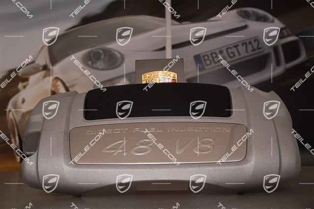 Engine cover, silver, S/GTS/Turbo