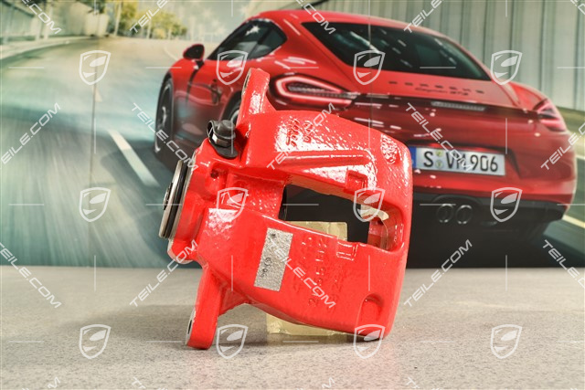 Zacisk hamulcowy, obudowa, średnica tarczy 18-cali, czerwony, L