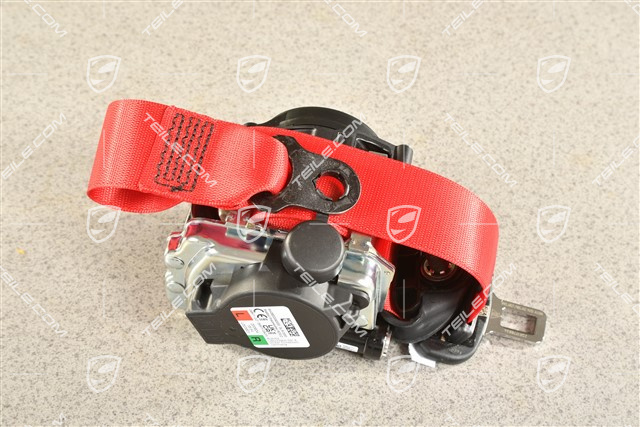 Targa / Coupe, Seat belt, front, Guards Red, L=R
